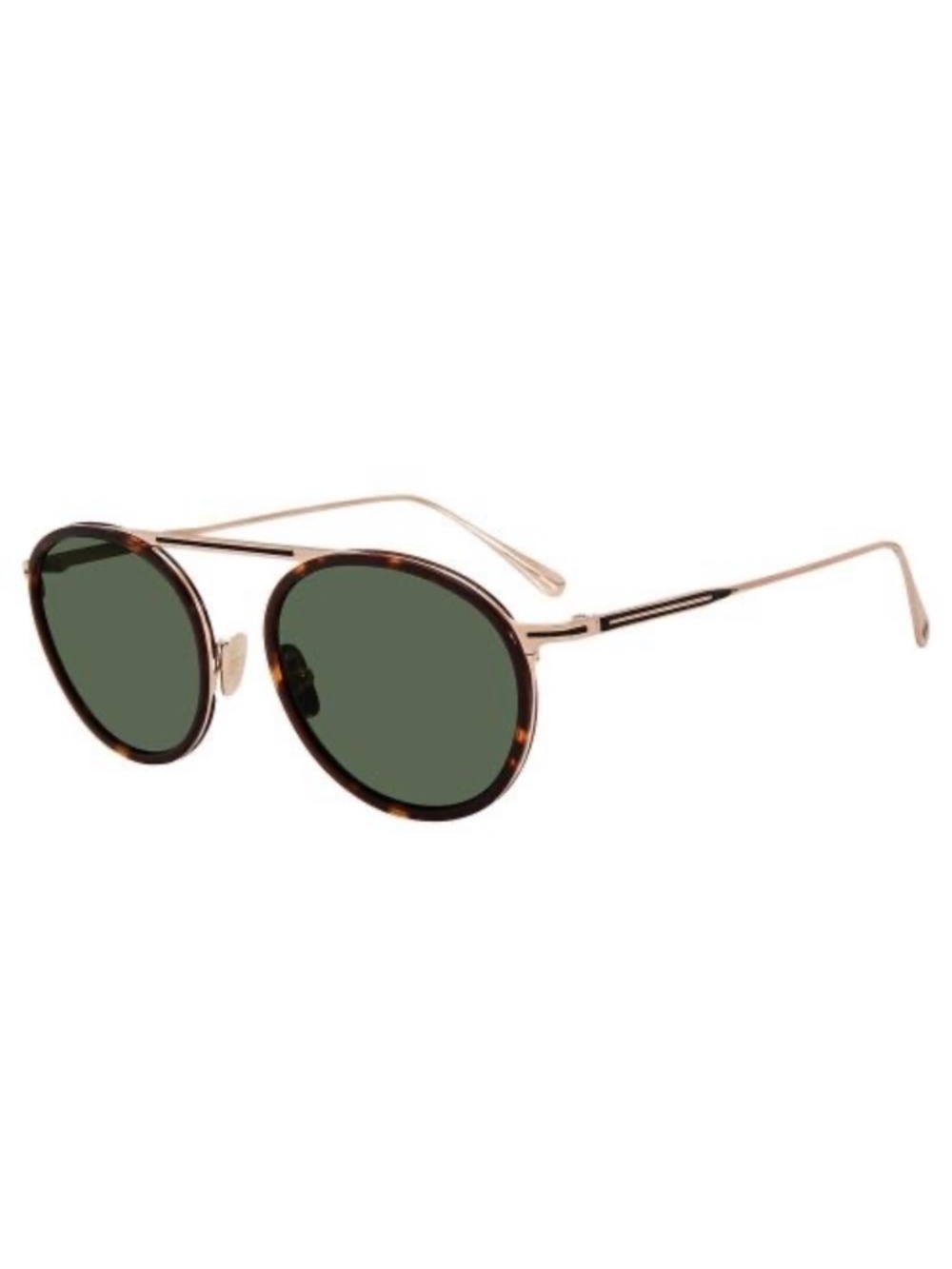 John Varvatos Brown Tortoise Sunglasses V528
